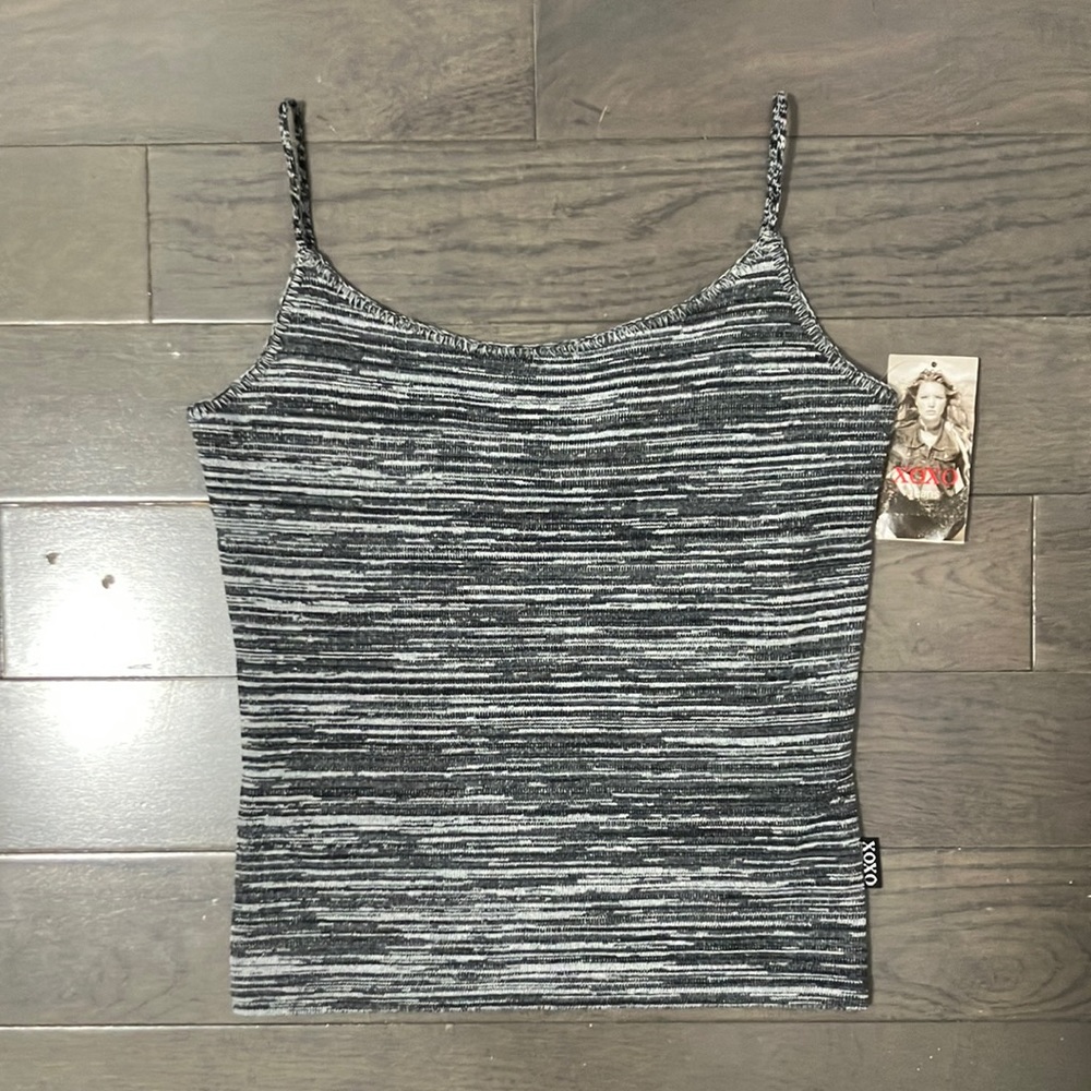 NWT Y2K Vintage XOXO Knit Tank Top Size S